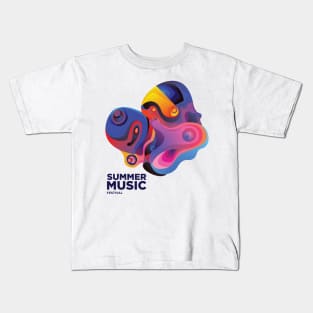 Summer Music Festival Kids T-Shirt